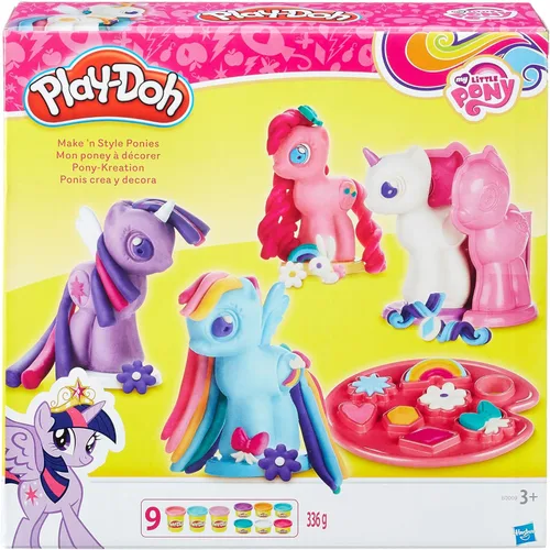 Vista 2 de Play-Doh My Little Pony Make 'n Style Ponies (exclusivo de Yaxa)