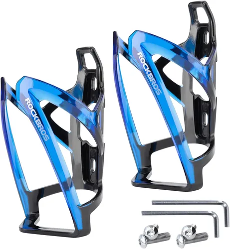 Vista 16 de ROCKBROS Portabotellas de Agua para Bicicleta Ultraligero, Jaulas para Botellas de Bicicleta con Tornillos y Herramienta, Soporte Universal