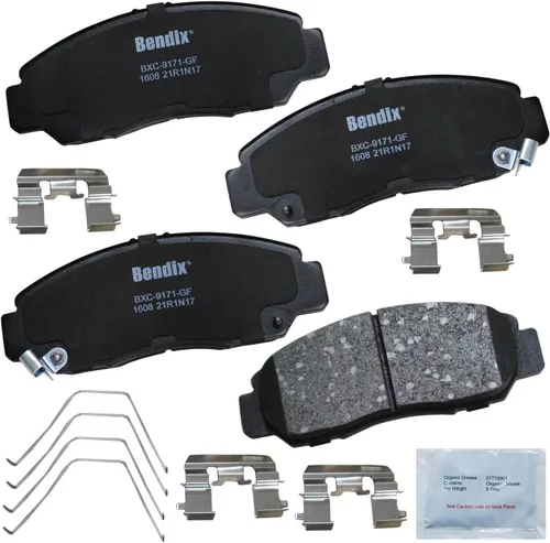 Vista 44 de Pastillas de Freno Delanteras Cerámicas Bendix Priority1 CFC430A para Modelos Selectos INFINITI G35, I30, Nissan 350Z, Altima, Juke, Maxima, Sentra