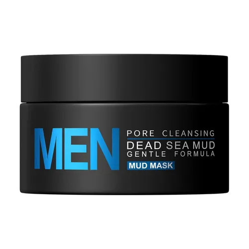 Deep Cleansing Mud Mask Men's Facial Pore Care Oil Control Daily Purifying Skin Treatment 4.23 oz Black One Size