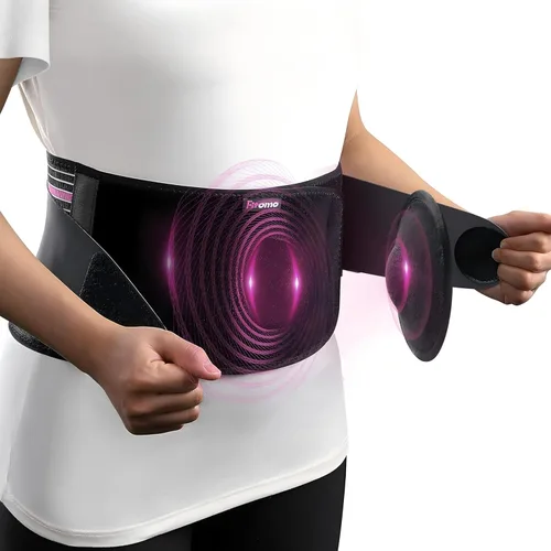Vista 7 de Faja Abdominal con Correa Presurizada y Almohadilla 3D para Soporte de Hernia Umbilical, Ajustable, Discreta Debajo de la Ropa para Hombres y Mujeres