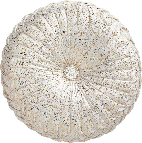 Vista 10 de EUCIOR Almohada redonda de cuero marrón, almohada circular, almohada redonda hecha a mano, almohadas decorativas de piel sintética suave