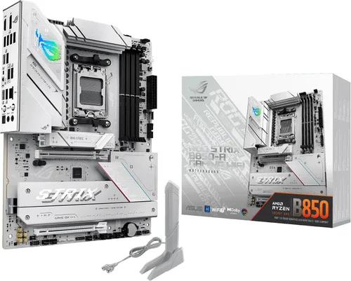 Vista 11 de ASUS ROG Strix B650E-F Gaming, WiFi AMD B650 AM5 Ryzen™ Desktop 9000 8000 & 7000 ATX, placa base para computadora de escritorio, 12+2 etapas