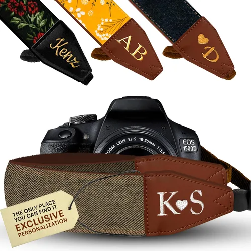 Vista 23 de Art Tribute Camera Strap for All DSLR and Mirrorless Cameras. Photographers Strap Neck, Shoulder & Crossbody Camera Strap