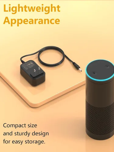 Vista 2 de Adaptador de corriente de 21 W compatible con Alexa Echo de 1ª y 2ª generación, compatible con Echo Show (1ª generación), Fire TV (2.ª generación)