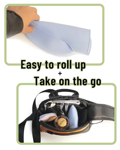 Vista 6 de DF DUALFERV 4 baberos de silicona para bebés para niñas y niños, babero impermeable y ajustable para niños pequeños