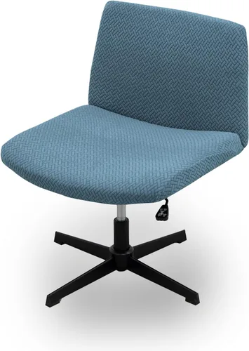 Vista 14 de Dimatic Fundas para Silla de Oficina sin Brazos Criss Cross Funda Ancha para Silla de Escritorio Funda Deslizable Elástica de Jacquard Silla Beige