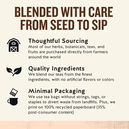 Vista 4 de Celestial Seasonings Paquete variado de té de frutas, sin cafeína, 18 bolsas de té por caja