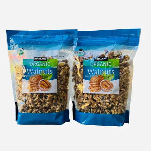 Kirkland Nueces orgánicas - 1.7lb - Paquete de 2