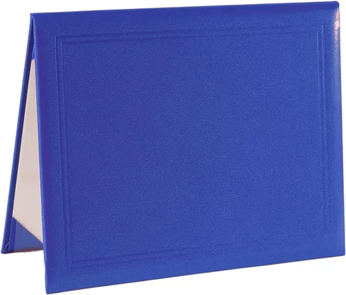 Vista 5 de Cubierta para diploma de 8.5 x 11 pulgadas, cubierta de graduación, certificado, portadocumentos de cuero liso, tamaño carta