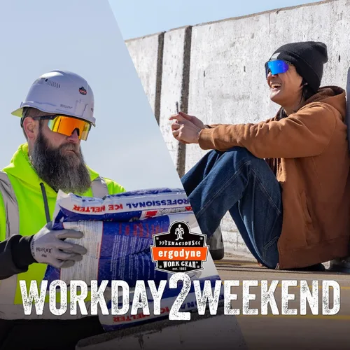 Vista 2 de Ergodyne Skullerz AEGIR - Lentes de sol de seguridad, lentes espejados, ANSI z87.1