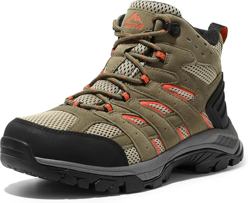 NORTIV 8 Botas de senderismo impermeables para mujer, botas ligeras para senderismo al aire libre