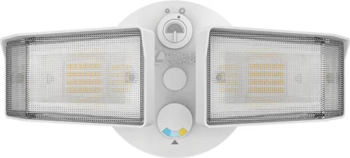 Vista 5 de Lithonia Lighting HomeGuard - Luces LED de 2 luces LED para exteriores, sensor de anochecer a amanecer, lúmenes ajustables, color seleccionable