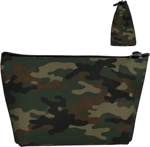 Bolsa de cosméticos duradera con cremallera para mujer, bolsa de almacenamiento Oxford impermeable para artículos de tocador, moneda, bolsa pequeña,