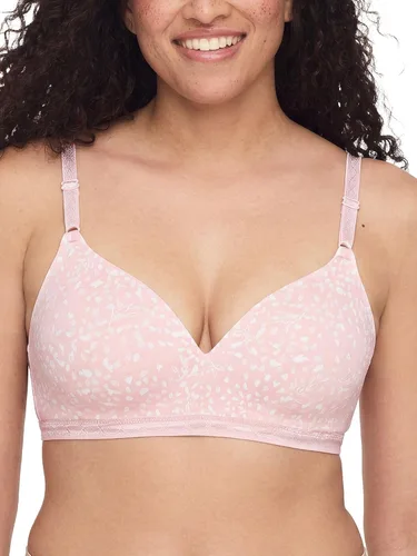 Vista 19 de Warner's Cloud 9® 1269 - Brasier cómodo sin aros para mujer, supersuave y ligeramente forrado Estampado Floral Azul Bebé