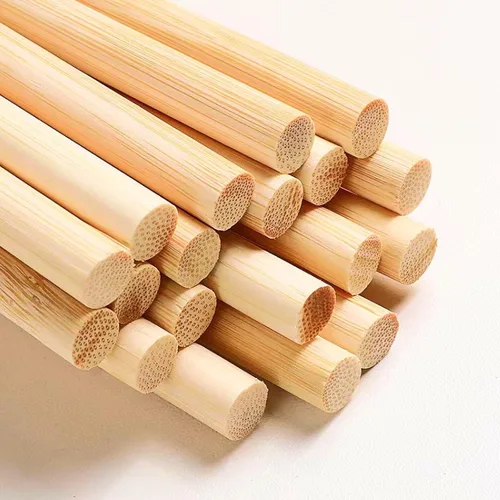Vista 9 de Dtmasao Varillas de Espiga de Madera de 1/2 x 6 Pulgadas 10 PIEZAS - Palos de Madera Varillas de Espiga de Madera - Palos de Bambú Sin Terminar