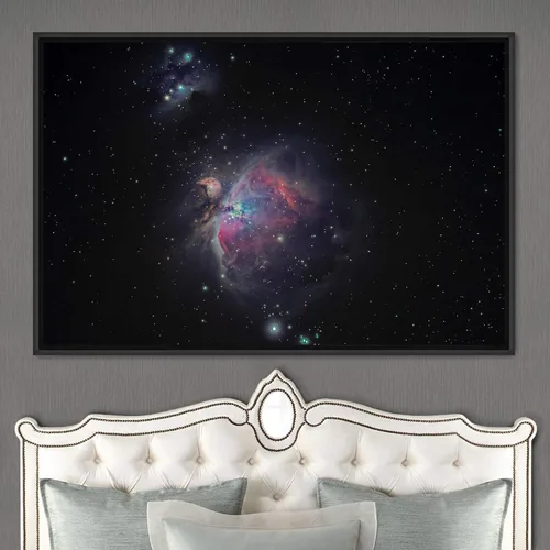 Vista 38 de SIGNWIN Framed Canvas Wall Art Dayspring Astronomy & Space Contemporary Cosmic Dramatic Green Group Photography Realism - 16x24 inches