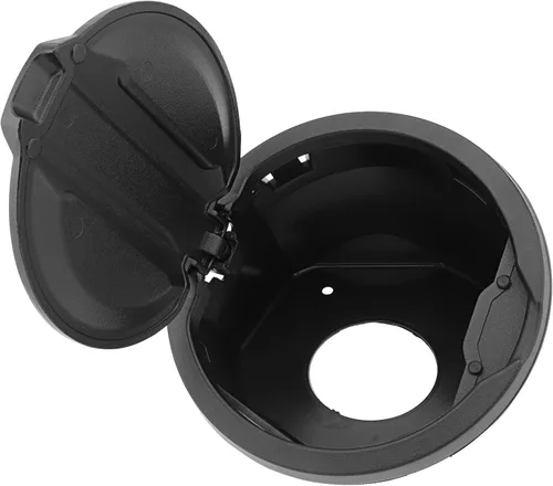 Vista 8 de Puerta de llenado de combustible de aluminio con bloqueo, cubierta de tapa de tanque de gas compatible con Jeep Wrangler 2018-2023 JL & Unlimited