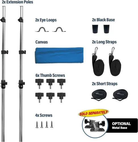 Vista 9 de Extensión universal de sombra en T para toldos Bimini para barcos, toldo de barco, postes telescópicos ajustables, acero inoxidable, cubierta