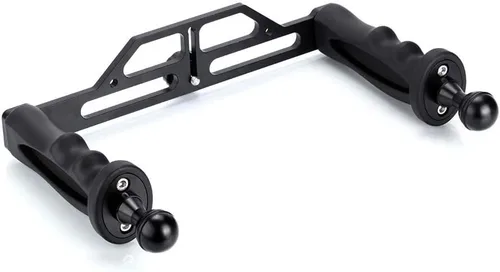 Vista 6 de Bandeja estabilizadora de luz de video subacuática, bandeja de aluminio ligera para GoPro OSMO y cualquier otra cámara con orificio de tornillo