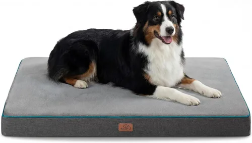 Vista 12 de Bedsure Cama para perros de espuma viscoelástica para perros pequeños, camas ortopédicas para mascotas para jaula con funda extraíble lavable