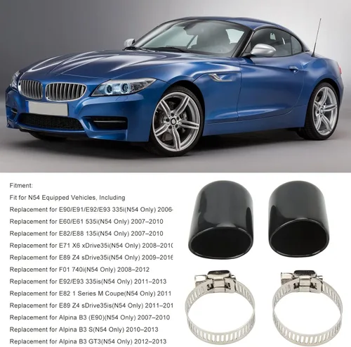 Vista 2 de Tapones de vacío de tubería, enchufe de vacío de tubo de carga, otros accesorios para N54 335I Z4 535I E90 E92 E89 un par