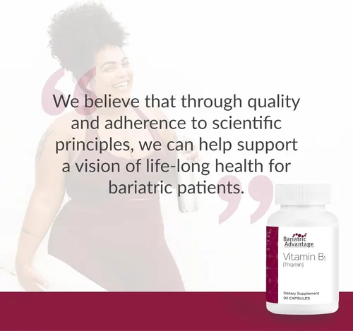 Vista 7 de Bariatric Advantage Vitamin B1 Thiamin - 100 mg Thiamin Mononitrate - Easy Digest - Designed for Bariatric Patients - Supports Energy Production*