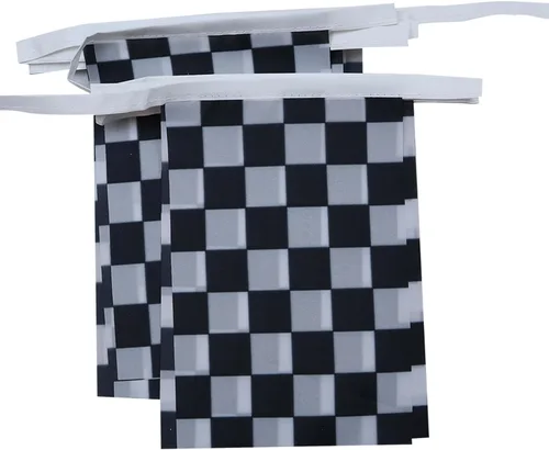 Vista 52 de Guatemala 19.7 ft BUNTING Flag 20 banderas 9'' x 6'' - Banderas de cuerda guatemalteca 5.9 x 8.3 in - AZ FLAG