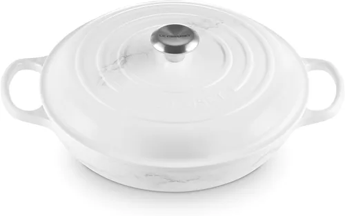 Vista 24 de Le Creuset Signature - Brasera de hierro fundido esmaltado, 2.25 qt., alcachofa