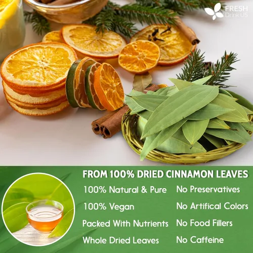 Vista 581 de FreshDrinkUS, 135 bolsas de té de jengibre y cúrcuma premium, ingredientes 100% naturales, mezcla hecha a mano de té de hierbas de cúrcuma