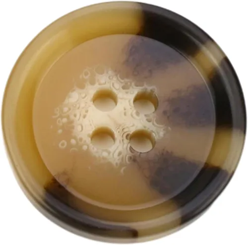 Vista 10 de 10 unidades de botones de resina de 4 agujeros, redondos con patrón plano, botones planos para coser, hallazgos favoritos, botones básicos