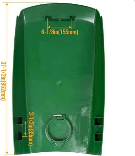 Vista 4 de KUAFU Capó superior de tractor compatible con John Deere 4200 4210 4300 4310 4400 4410 Campana compacta de tractor con puerta de combustible
