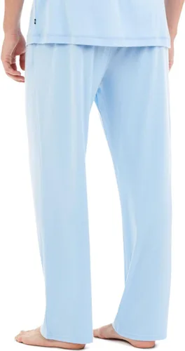 Vista 2 de Nautica - Camiseta de manga corta con cuello redondo de punto suave para dormir para hombre
