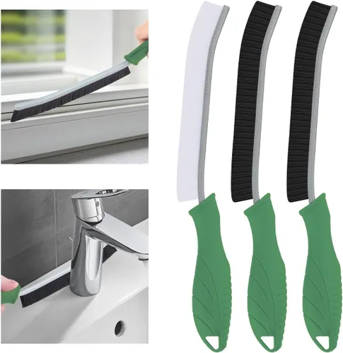 Vista 16 de Cepillo de Limpieza de Hendiduras de Cerdas Duras - Cepillo de Fregar para Espacios Estrechos, Cepillo de Limpieza Pequeño, Cepillo de Lechada