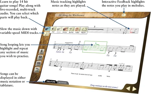 Vista 3 de eMedia Masters of Rock Guitar [Descargar PC] - Aprender en casa