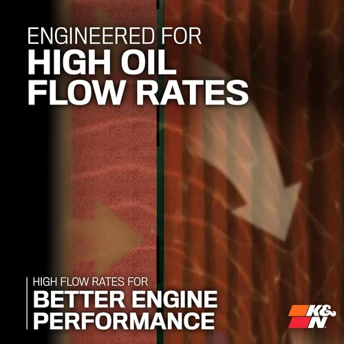 Vista 5 de K&N KN-177 Buell filtro de aceite de alto rendimiento