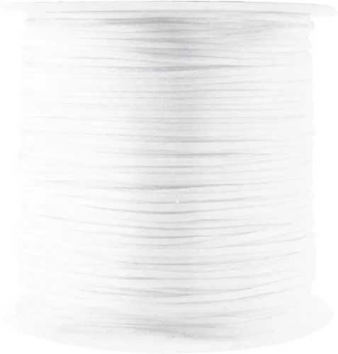 Vista 51 de Mandala Crafts Cordón de nailon satinado de 1/64 pulgadas (0.024 in), 100 yardas para pulseras, collares, joyas y adornos de macramé