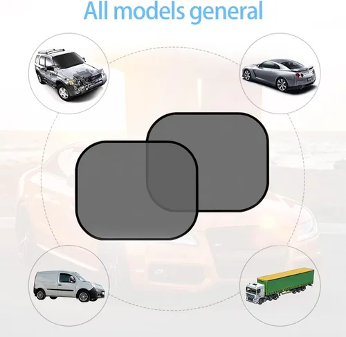 Vista 6 de 2 unidades de parasol universal para ventana, protector solar adhesivo - Protección contra el sol, los reflejos y los rayos UV para tu hijo