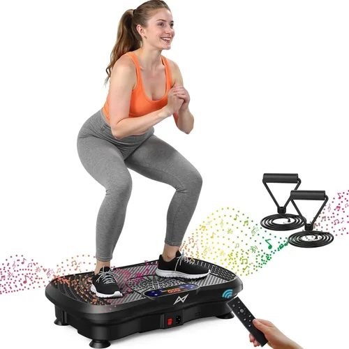 Vista 35 de AXV Vibration Plate Exercise Machine Fitness Platform Body Vibrating Board ARK.ROSA