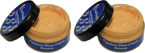 FeetPeople Crema prémium para zapatos de 1.5 onzas, paquete de 2, varios colores