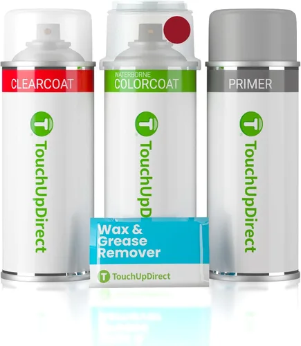 Vista 387 de TouchUpDirect QAK - Aerosol de pintura de retoque de color blanco sólido compatible con Nissan Exact Match - Kit esencial