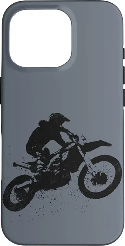 Vista 20 de iPhone 16 Dirt Bike Riding Motocross Racing Motorcycle Vintage Graphic Case