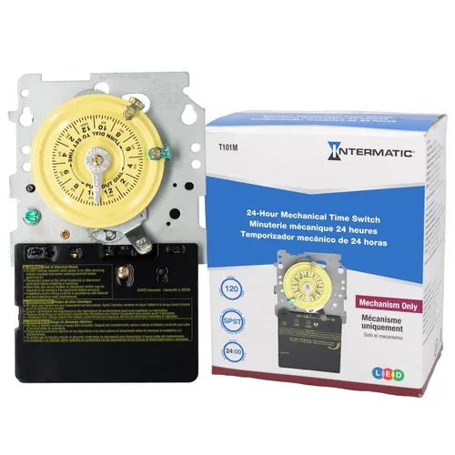 Vista 9 de Intermatic T104R 208 – 277-voltios interruptor de tiempo de 24 horas con protector para exteriores