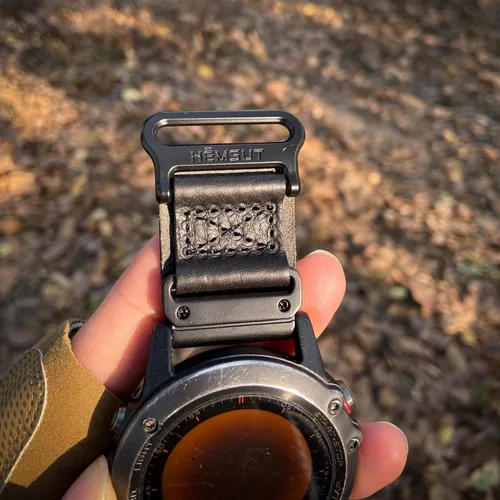 Vista 7 de Compatible con la Correa de Reloj Garmin, Correa Deportiva de Nylon Super Resistente con Diseño de Bucle Tejido, Banda de Reemplazo Dura