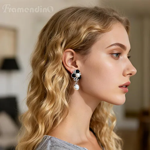 Vista 5 de Framendino, Paquete de 100 tapas colgantes de acero inoxidable 304 con bucles para fabricación de joyas