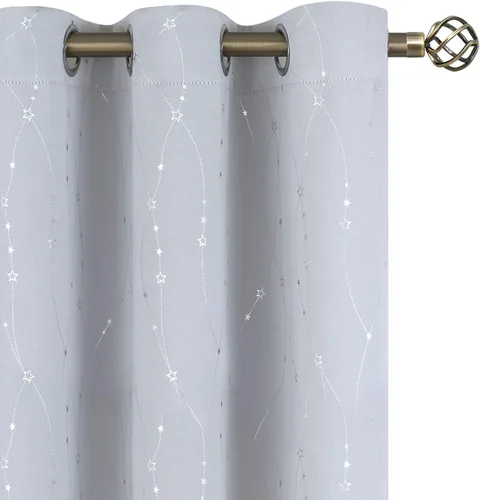 Vista 236 de BGment Cortinas cortas para ventanas, cortinas opacas pequeñas de 45 pulgadas para dormitorio, cortinas de oscurecimiento de habitación