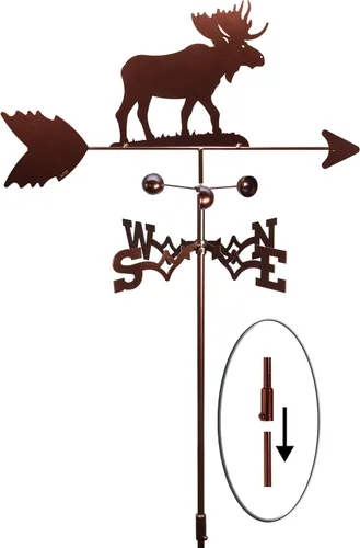 Vista 2 de SWEN Products Veleta de alce (estaca de jardín incluida)