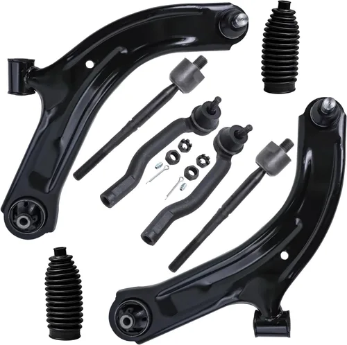 Vista 430 de Detroit Axle - Kit de brazos de control delanteros de 8 piezas para Toyota Sienna 2004-2010, 2 brazos de control inferiores con rótulas, 4 barras
