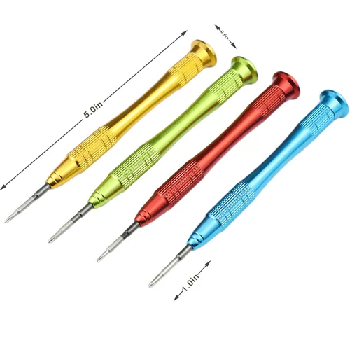 Vista 4 de Y00 Triwing Screwdriver for Nintendo Switch Triwing Tripoint Screwdriver Set Y00 and PH00 Phillips Screwdriver Set Repair Tool Kit for Joy