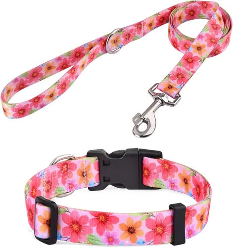 Vista 30 de Collar para Perros para Perros Pequeños y Gatos, Collar Suave y Cómodo para Mascotas para Perros Pequeños, Medianos y Grandes, Patrón Geométrico